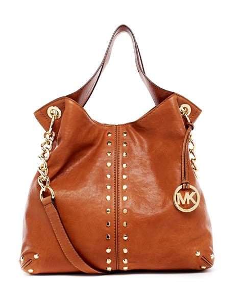 michael kors uptown astor large shoulder tote khaki leather|michael kors astor handbags.